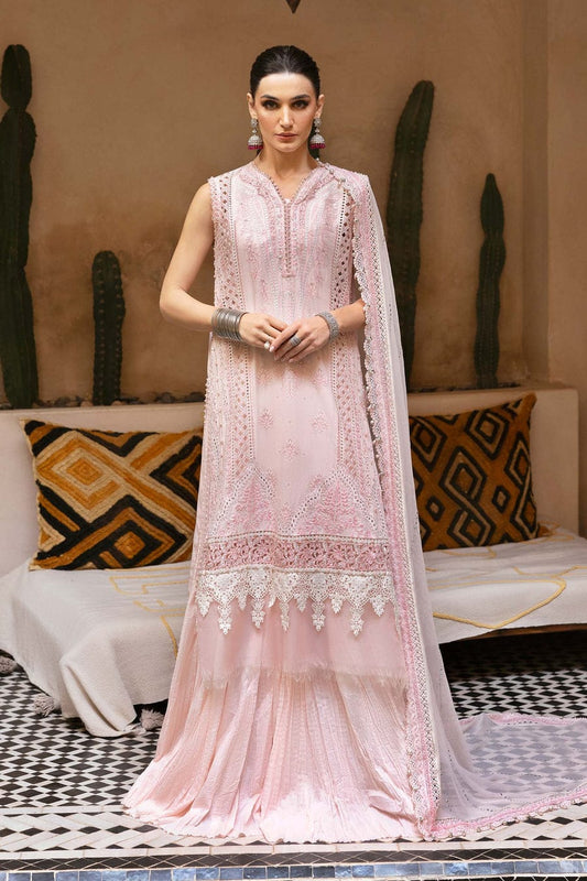 3-piece stitched embroidered lawn suit by Miryaan Store